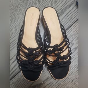 Madewell Knot Dakota leather sandals